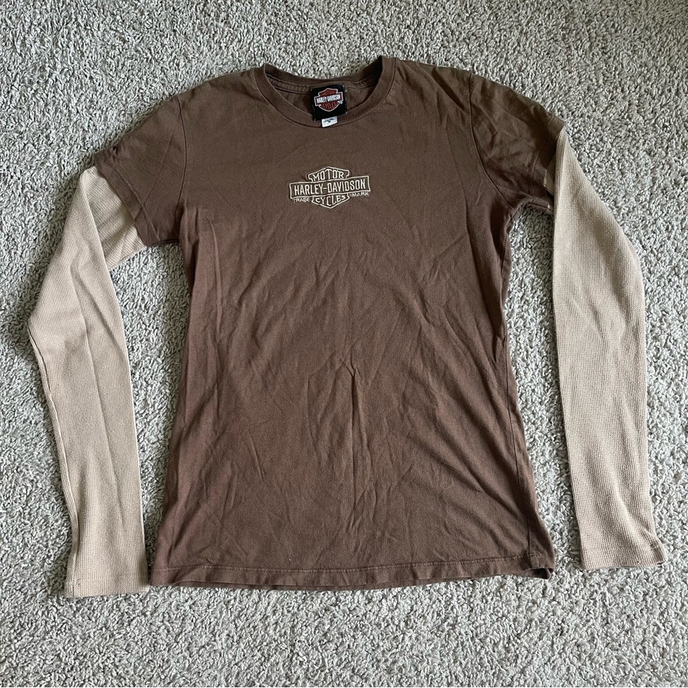 RARE Harley Davidson San Diego California VTG Y2K 2 Layer Tee T Shirt